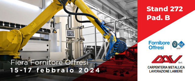 DAV srl vi aspetta al Salone Fornitore Offresi