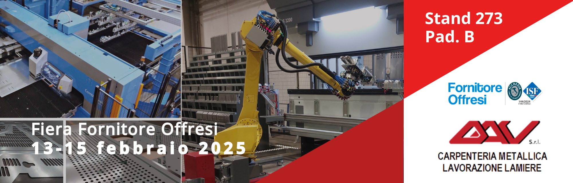 DAV S.r.l. vi aspetta a Fornitore Offresi 2025